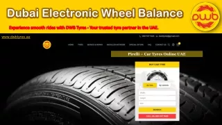 Pirelli Tyres - Car Tyres Online UAE - DWB Tyres