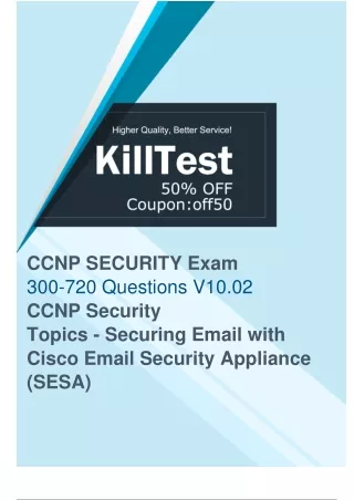 Actual Cisco 300-720 Exam Questions and Pass 300-720 Exam On the First Attempt