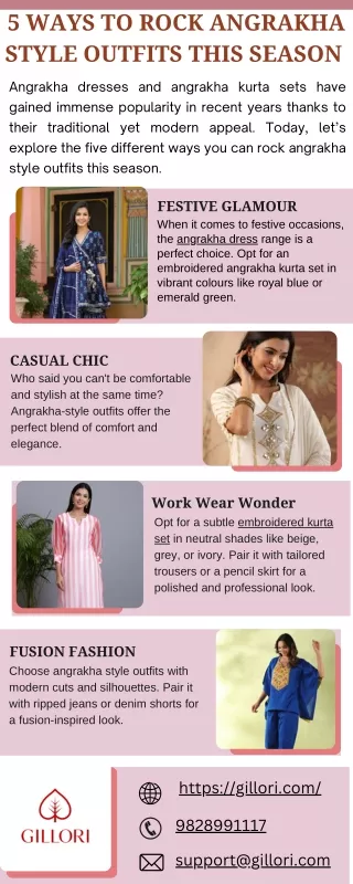 5 Ways To Rock Angrakha Style Outfits This Season