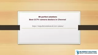 Chennai's No.1 Security System Dealer & CCTV Camera Installation Service Provide