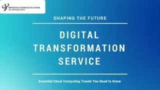 Shaping the Future Essential Cloud Computing Trends You Need to Know