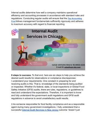 What are the Six Steps to Audit Success?