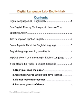 Digital Language Lab