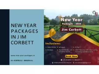 New Year Celebration Packages in Jim Corbett | Jim Corbett New Year Packages 202