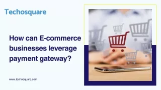 How can E-commerce businesses leverage payment gateway