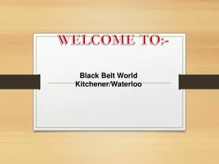 Black Belt World Kitchener Waterloo