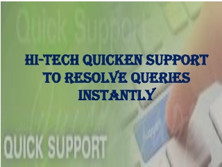 quick support