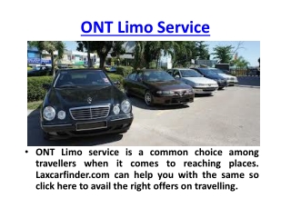 ONT Limo Service