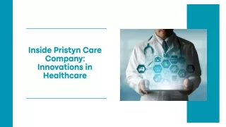 Inside Pristyn Care Company Innovations in Healthcare