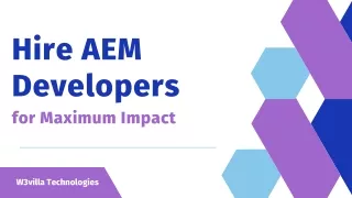 Hire AEM Developers for Maximum Impact