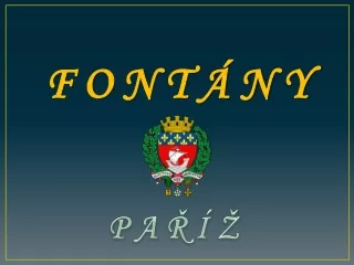 Pariz - Fontany (Yveta)