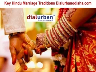 Key Hindu Marriage Traditions Dialurbanodisha.com