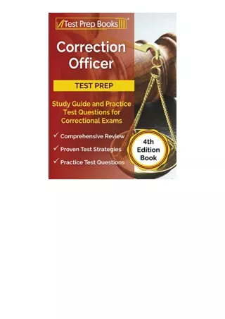 PDF read online Correction Officer Study Guide and Practice Test Questions for C