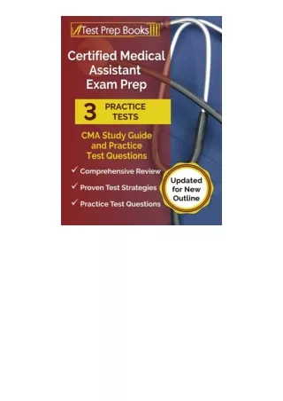 Download PDF Certified Medical Assistant Exam Prep 2023 2024 3 CMA Study Guide a