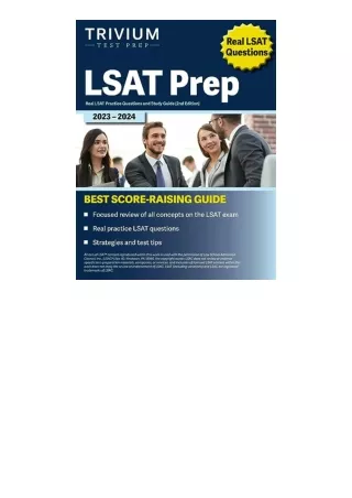 Download LSAT Prep 2023 2024 Real LSAT Practice Questions and Study Guide 2nd Ed