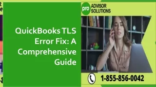 QuickBooks TLS Error Fix: A Comprehensive Guide