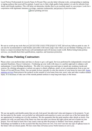house painting services: The Good, the Bad, and the Ugly