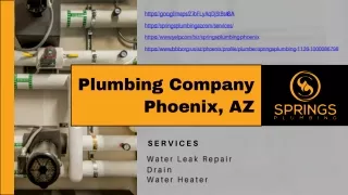 Plumbing Company Phoenix, AZ
