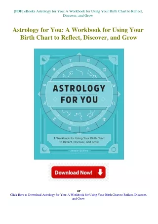 [PDF] eBooks Astrology for You A Workbook for Using Your Birth Chart to Reflect