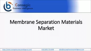 Membrane Separation Materials Market