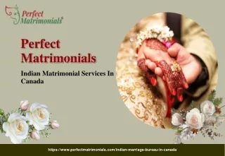 Indian Matrimonial Services In Canada