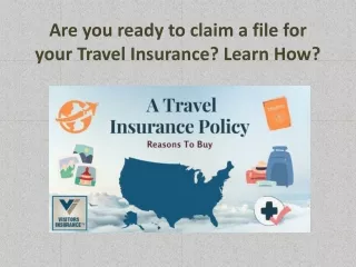 TRAVEL INSURANCE FOR FOREIGN VISITORS