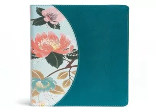 EBOOK READ CSB Study Bible For Women, Teal Flowers LeatherTouch, Indexed, Black