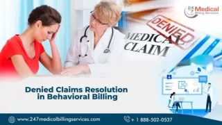 Denied Claims Resolution In Behavioral Billing