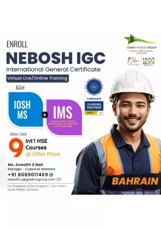 Implementing  Health and Safety awareness Today  and  Making Brighter Bahrain