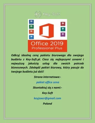 pakiet office cena  Key-soft