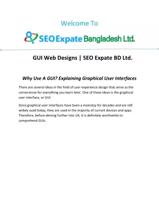 GUI Web Designs