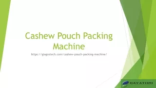Fully Automatic Cashew Kernels Pouch Packing Machine, Cashew Tin Packing System