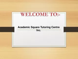 Looking for the best Tutoring Service in Mississauga Valley