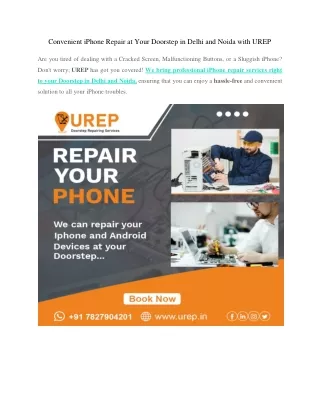 iPhone Repair Shop Near Me - UREP