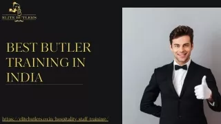 Best Butler Training in India