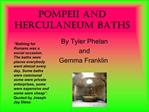 Pompeii and Herculaneum Baths