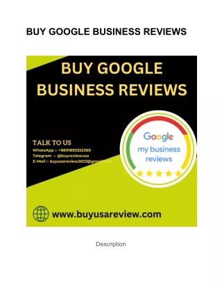 BUY GOOGLE BUSINESS REVIEWS2