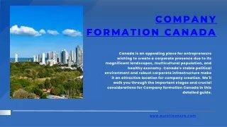 Company formation Canada