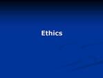 Ethics