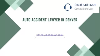 Auto Accident Lawyer in Denver