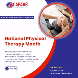 October is National Physical Therapy Month | Physiotherapy in Hulimavu | CAPAAR