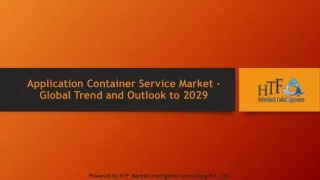 Application Container Service  Market Emerging Players May Yields New Opportunit