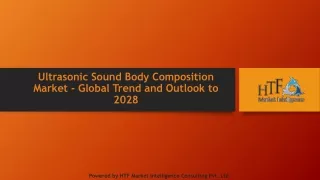 Ultrasonic Sound Body Composition  Market Driving Growth on Multiple Trends