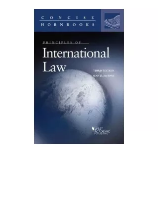 Download Pdf Principles Of International Law Concise Hornbook Series Free Acces