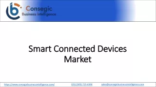 Smart Connected Devices Market