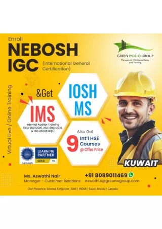 Strengthening Safety Communities through Nebosh Course In Kuwait