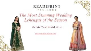 The Most Stunning Wedding Lehengas of the Season