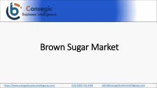 Brown Sugar Market