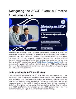 Navigating the ACCP Exam: A Practice Questions Guide