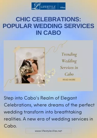 Chic Celebrations Popular Wedding Services in Cabo